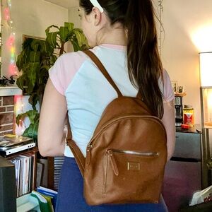 Small Brown Backpack!